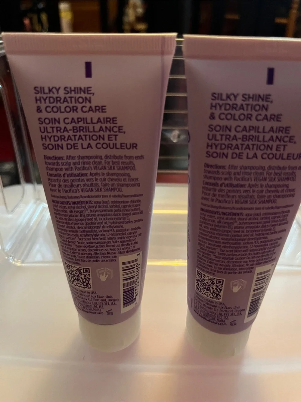 Pacifica Vegan Silk Hydro Luxe Conditioner - Light Purple Packaging
